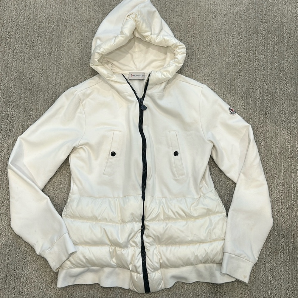 Kids Moncler Maglia Cardigan C/Cappuccio Hooded